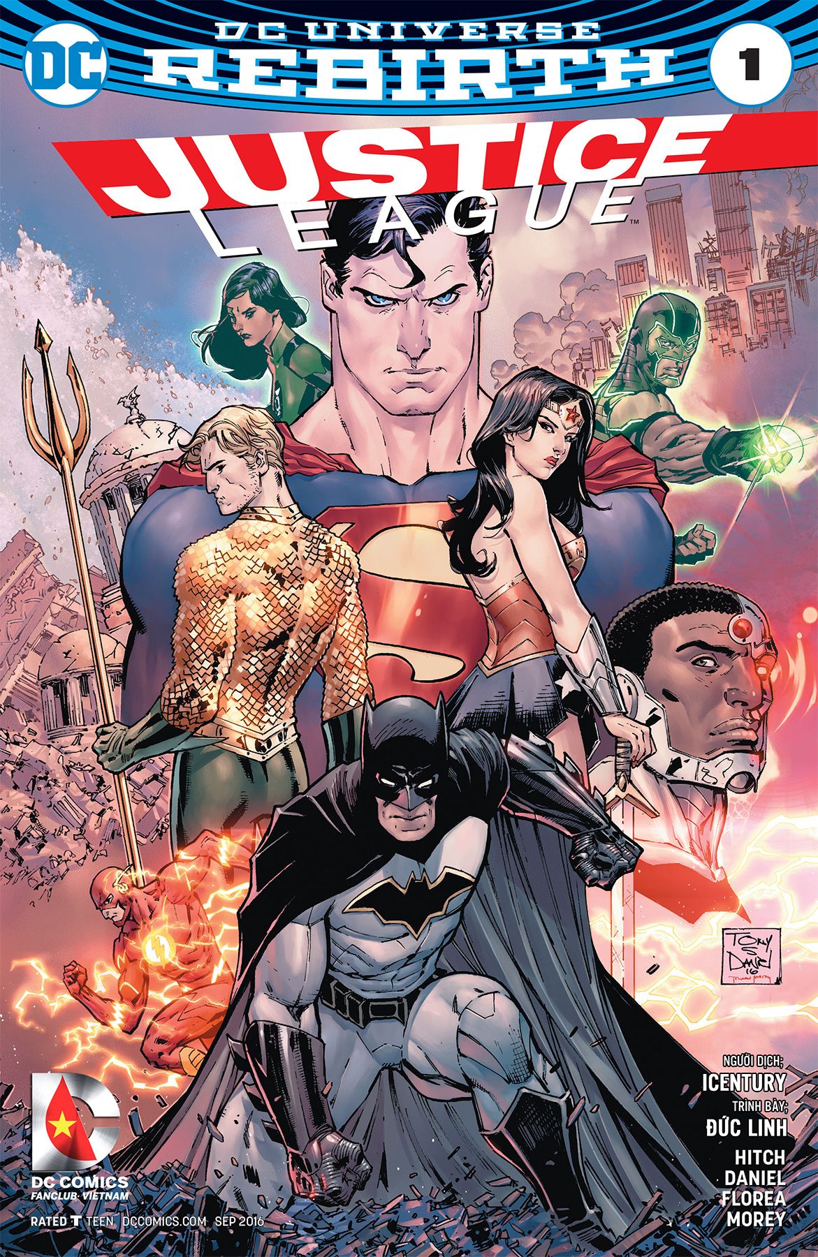 Bìa truyện Justice League (2016)