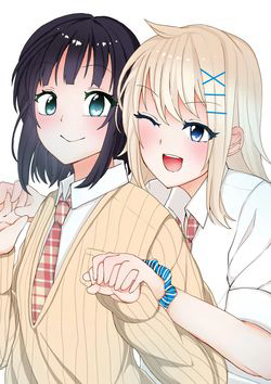 Bìa truyện Kanchigai Kara Hajimeru Yankee to Jimi-ko no Yuri Manga