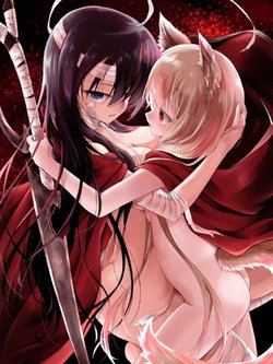 Bìa truyện Con sói biết yêu và Mille-Feuille