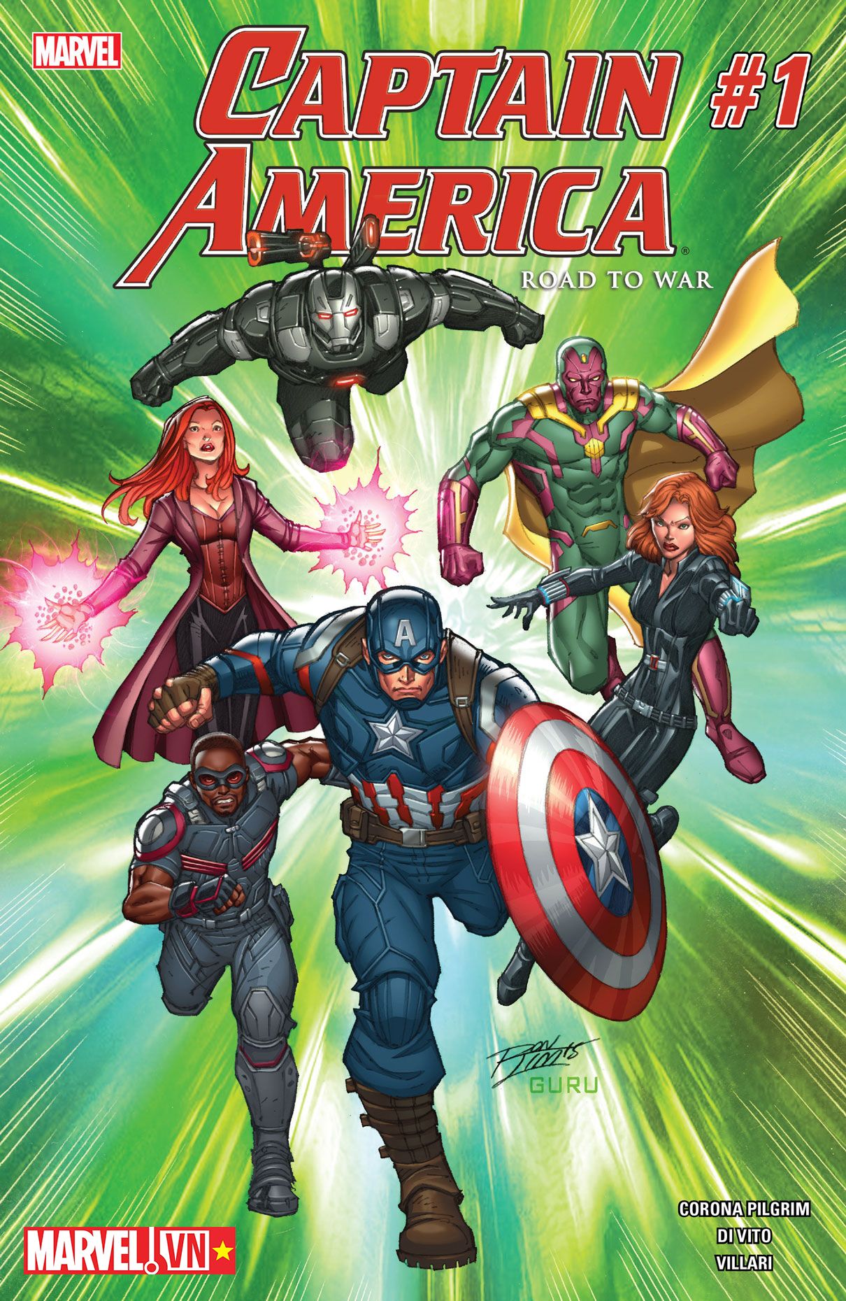 Bìa truyện Captain America: Road to War (Oneshot)