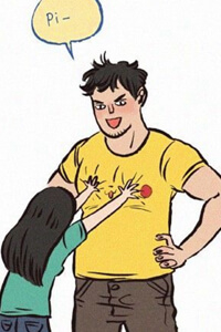 Bìa truyện Bạn trai khổng lồ thiếu não của tôi