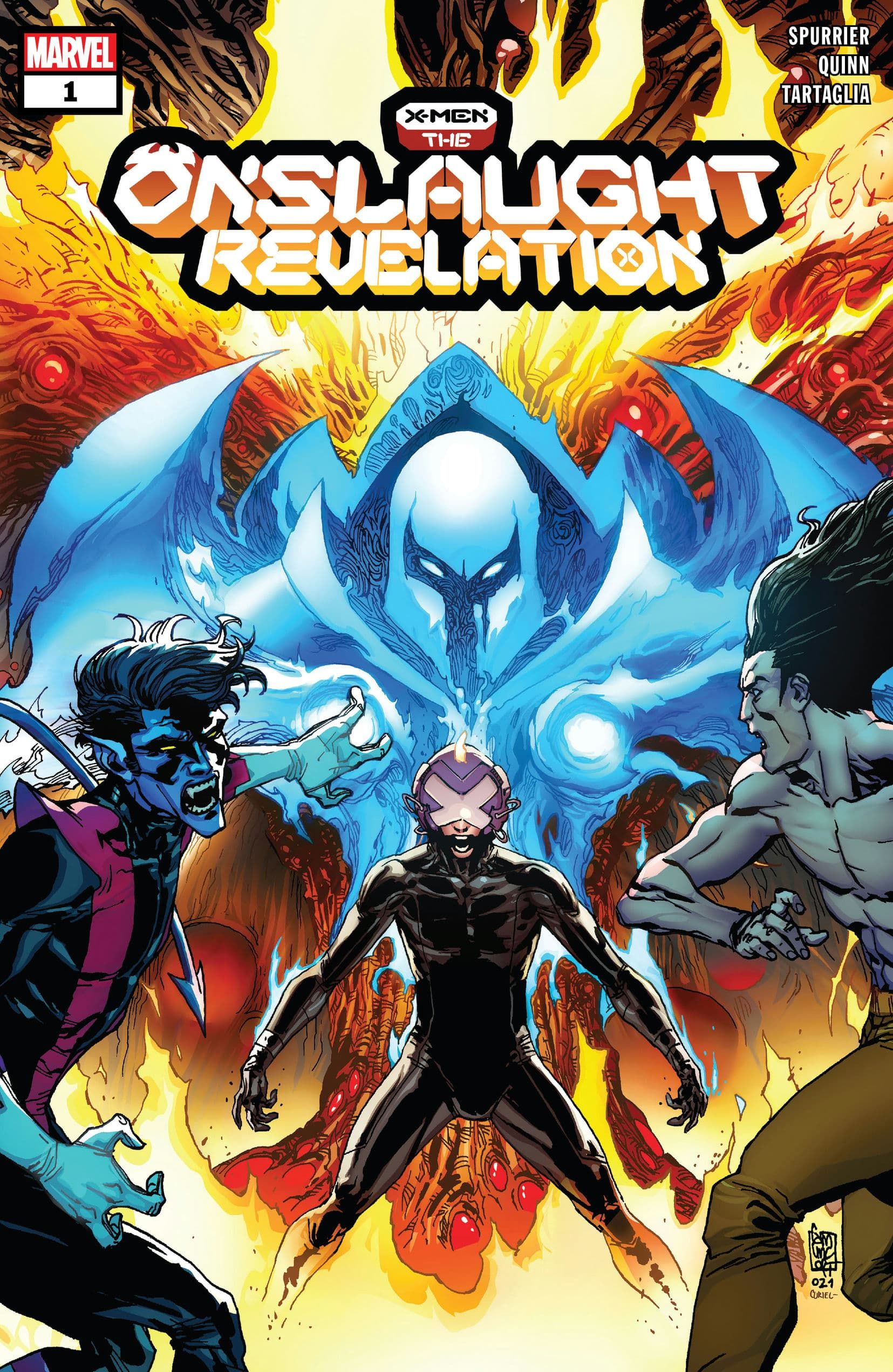 Bìa truyện X-Men: The Onslaught Revelation